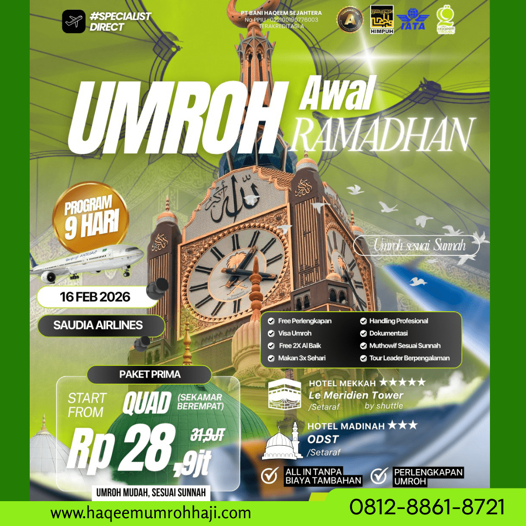 paket umroh awal ramadhan